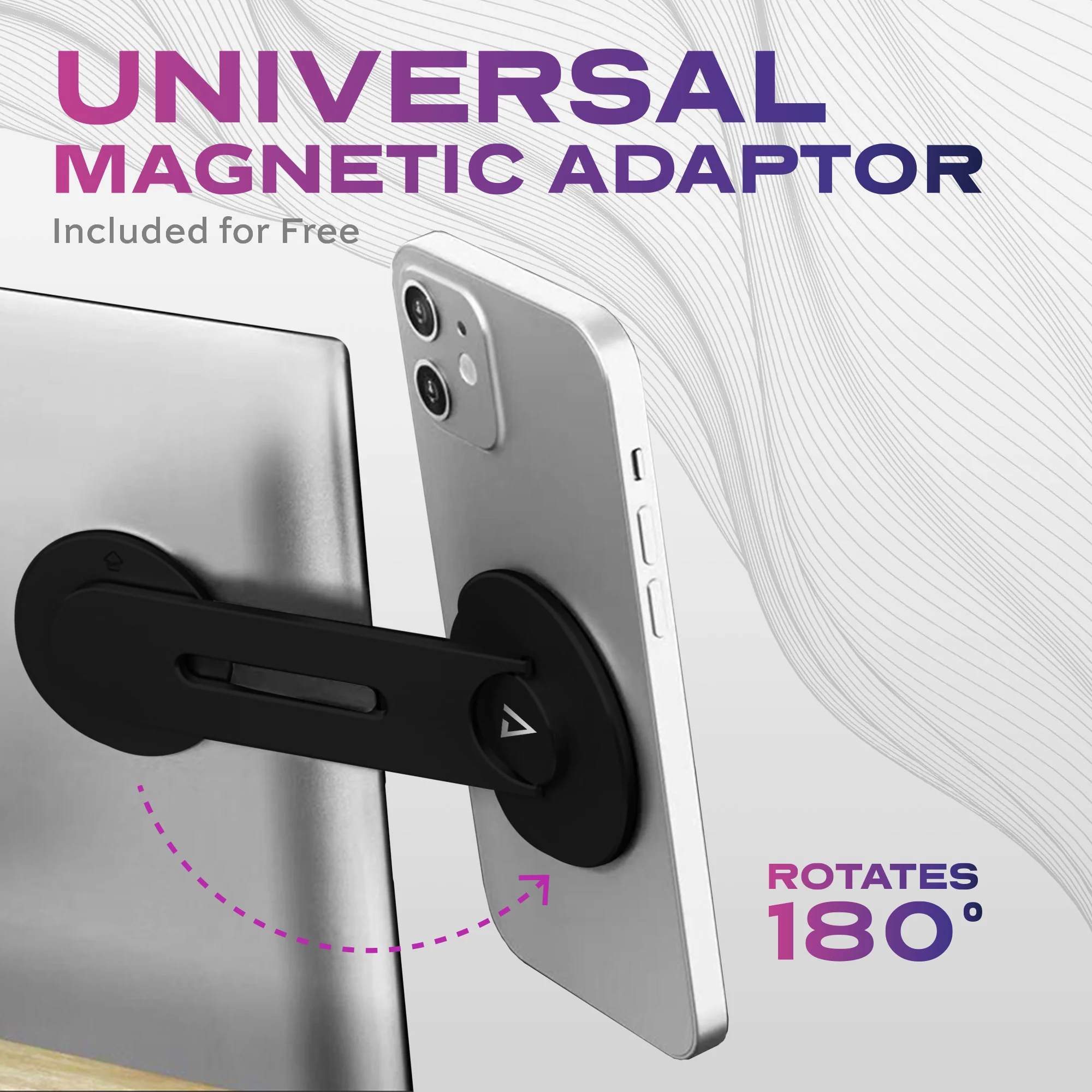 HyperMount™ Switch | Magnetic Phone Holder for Laptops | Adjustable Monitor Side Mount - Image 4