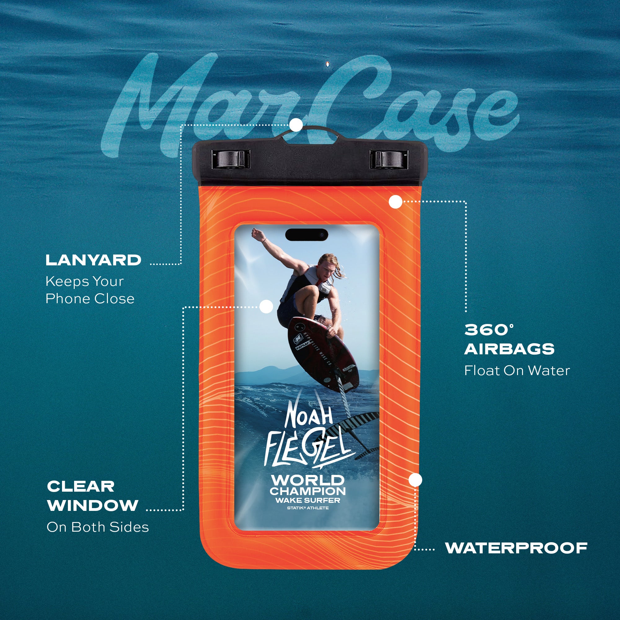 MarCase x Noah Flegel | Floating Waterproof Phone Pouch - Image 4