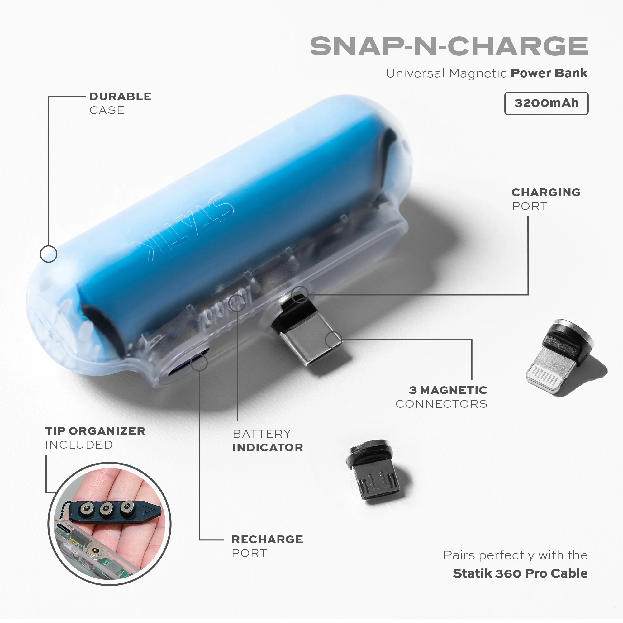 Snap-N-Charge® | Universal Magnetic Power Bank - Image 18