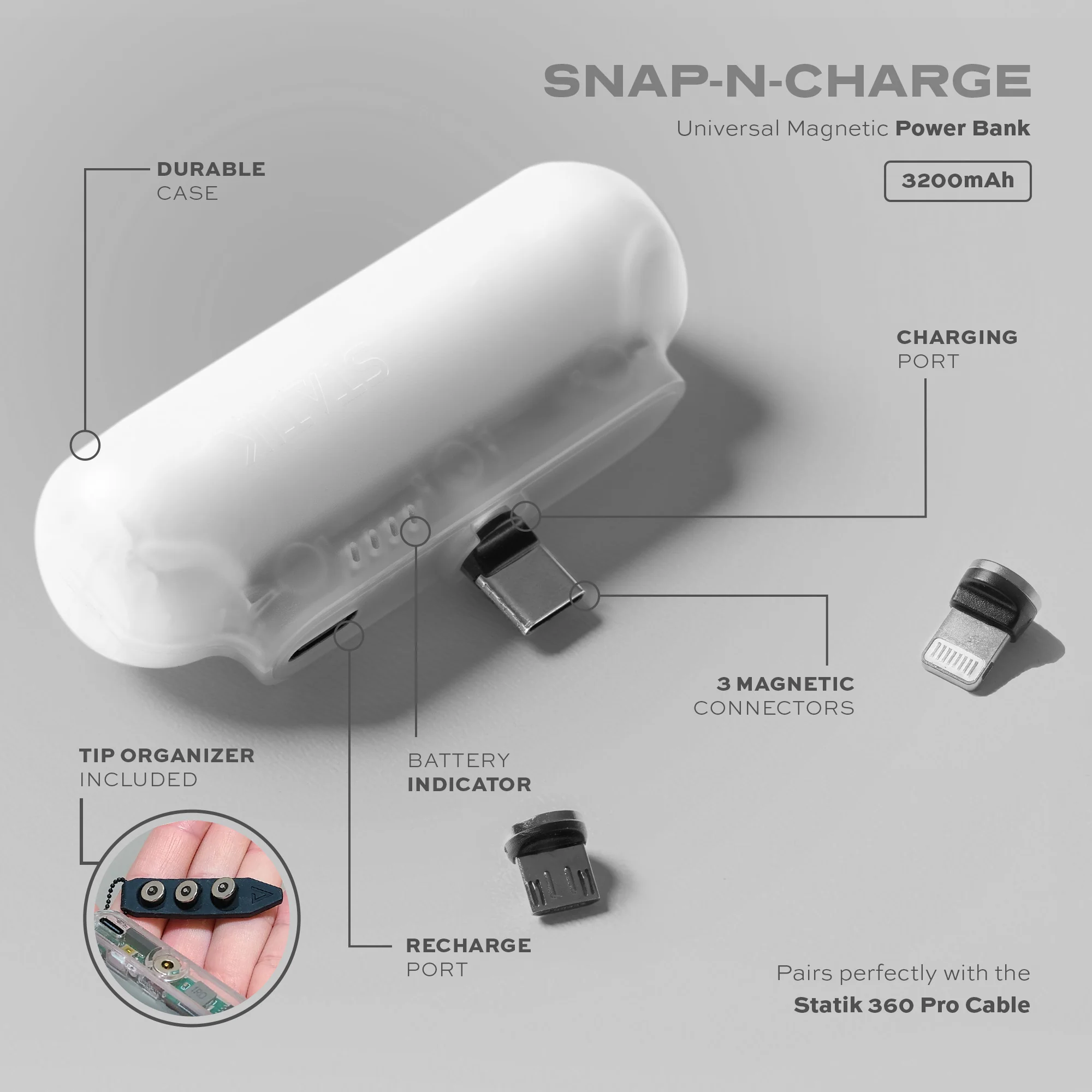 Snap-N-Charge® | Universal Magnetic Power Bank - Image 26