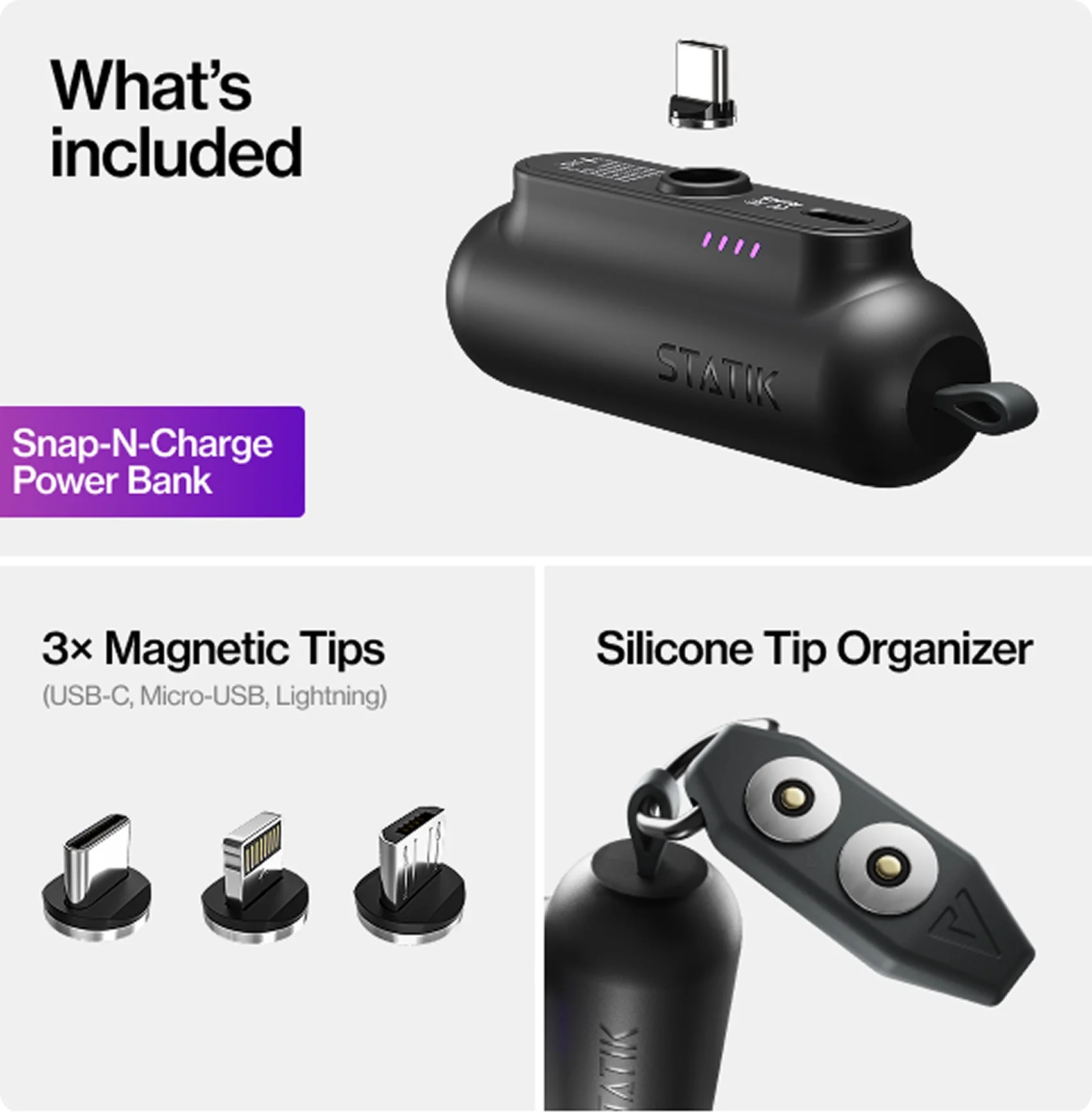 Snap-N-Charge® | Universal Magnetic Power Bank - Image 6