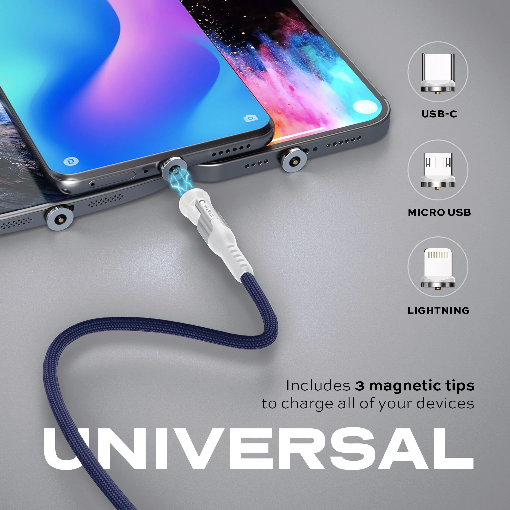 Statik® 360 | Universal Magnetic Charge Cable - Image 17