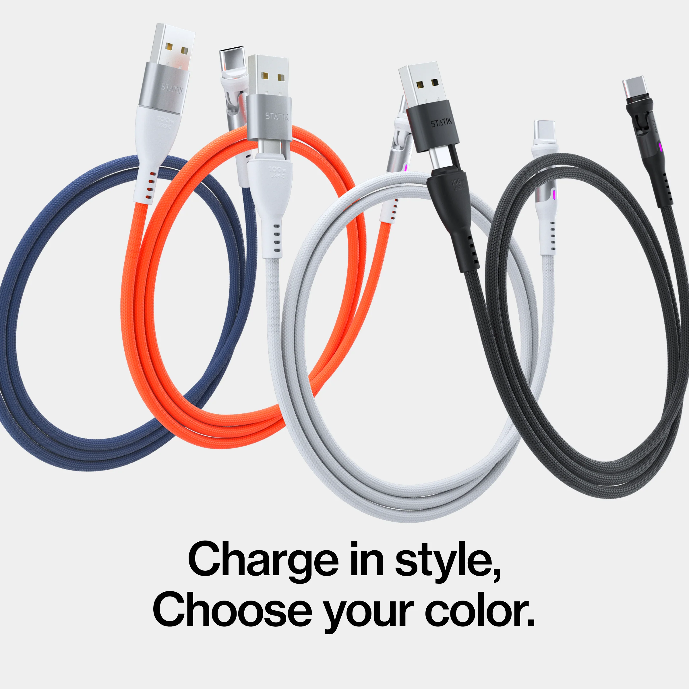 Statik® 360 Pro | 100W Universal Charge & Data Cable - Image 34